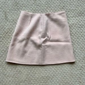 Club Monaco blush wool skirt size 10